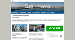 Desktop Screenshot of lissabon.sehenswuerdigkeiten-online.de